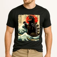 Catzilla Cat Japanese Art Funny Cat Performance Shirt