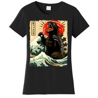 Catzilla Cat Japanese Art Funny Cat Women's T-Shirt