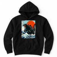 Catzilla Cat Japanese Art Cat Gift Hoodie