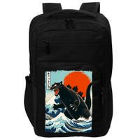 Catzilla Cat Japanese Art Cat Gift Impact Tech Backpack