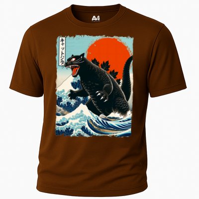 Catzilla Cat Japanese Art Cat Gift Performance Shirt