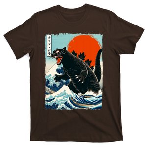 Catzilla Cat Japanese Art Cat Gift T-Shirt