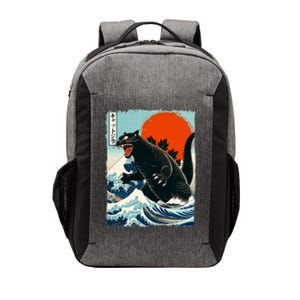 Catzilla Cat Japanese Art Cat Gift Vector Backpack