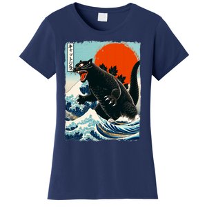 Catzilla Cat Japanese Art Cat Gift Women's T-Shirt