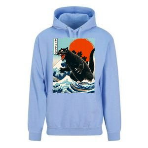 Catzilla Cat Japanese Art Cat Gift Unisex Surf Hoodie