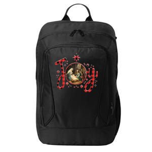 Christian Christmas Joy Jesus Nativity Scene Faith Family City Backpack