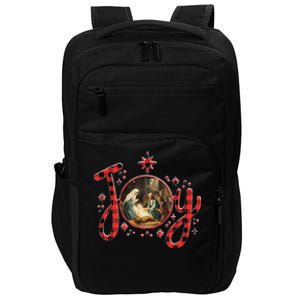 Christian Christmas Joy Jesus Nativity Scene Faith Family Impact Tech Backpack