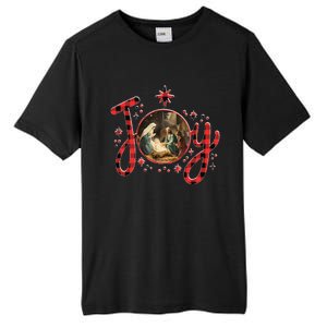 Christian Christmas Joy Jesus Nativity Scene Faith Family Tall Fusion ChromaSoft Performance T-Shirt