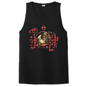 Christian Christmas Joy Jesus Nativity Scene Faith Family PosiCharge Competitor Tank