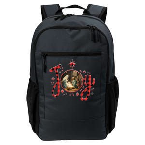 Christian Christmas Joy Jesus Nativity Scene Faith Family Daily Commute Backpack