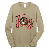 Christian Christmas Joy Jesus Nativity Scene Faith Family Long Sleeve Shirt