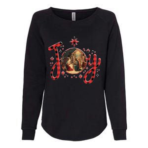 Christian Christmas Joy Jesus Nativity Scene Faith Family Womens California Wash Sweatshirt