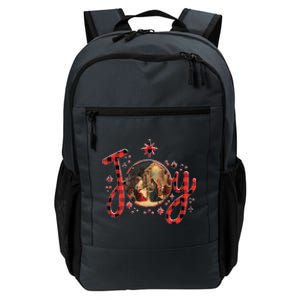 Christian Christmas Joy Jesus Nativity Scene Faith Family Daily Commute Backpack