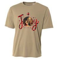 Christian Christmas Joy Jesus Nativity Scene Faith Family Cooling Performance Crew T-Shirt