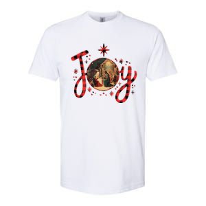 Christian Christmas Joy Jesus Nativity Scene Faith Family Softstyle CVC T-Shirt