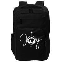 Christian Christmas Joy Jesus Nativity Scene Faith Impact Tech Backpack