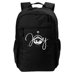 Christian Christmas Joy Jesus Nativity Scene Faith Daily Commute Backpack