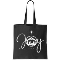 Christian Christmas Joy Jesus Nativity Scene Faith Tote Bag