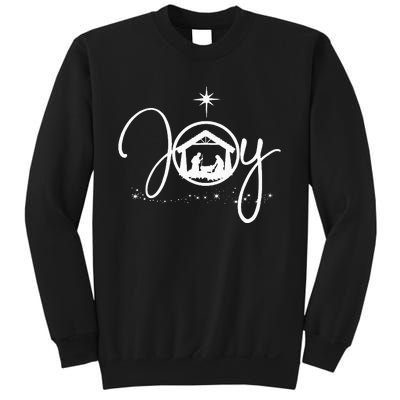 Christian Christmas Joy Jesus Nativity Scene Faith Gift Sweatshirt