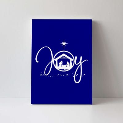 Christian Christmas Joy Jesus Nativity Scene Faith Gift Canvas