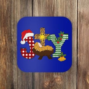 Christian Christmas Joy Jesus Nativity Scene Faith Coaster