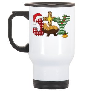 Christian Christmas Joy Jesus Nativity Scene Faith Stainless Steel Travel Mug