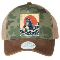 Catzilla Cat Japanese Art Funny Cat Legacy Tie Dye Trucker Hat