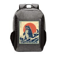 Catzilla Cat Japanese Art Funny Cat Vector Backpack