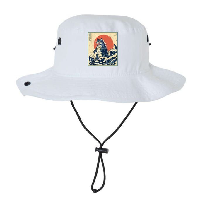 Catzilla Cat Japanese Art Funny Cat Bucket Hat