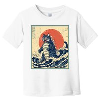Catzilla Cat Japanese Art Funny Cat Toddler T-Shirt