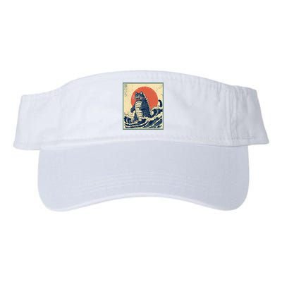 Catzilla Cat Japanese Art Funny Cat Visor