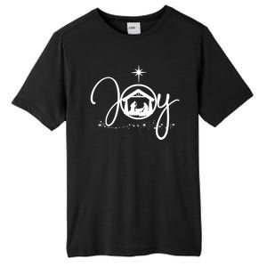 Christian Christmas Joy Jesus Nativity Scene Faith Tall Fusion ChromaSoft Performance T-Shirt