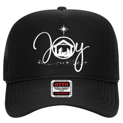 Christian Christmas Joy Jesus Nativity Scene Faith Hat