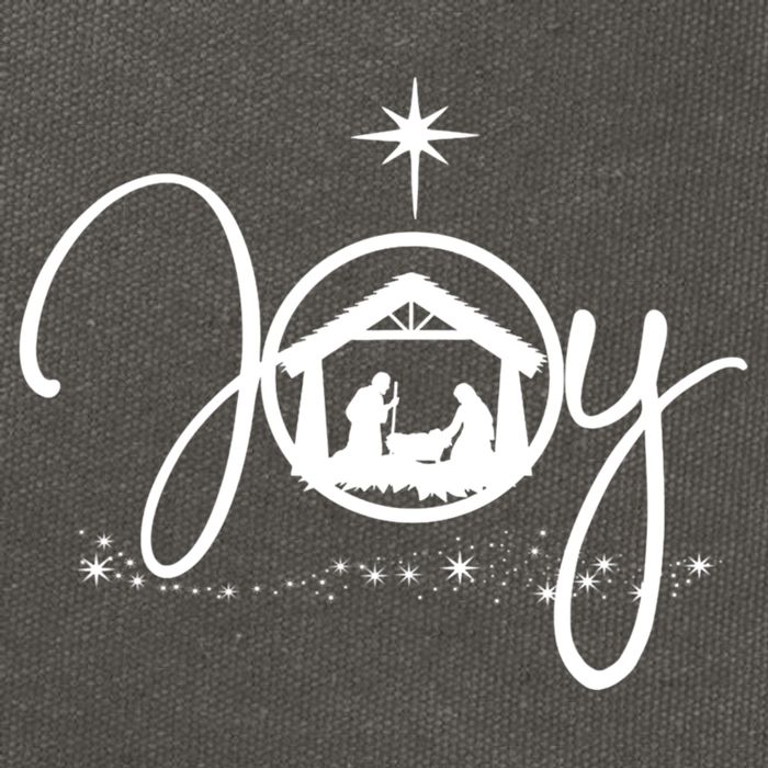 Christian Christmas Joy Jesus Nativity Scene Faith Cotton Canvas Backpack