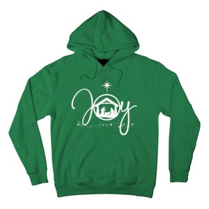 Christian Christmas Joy Jesus Nativity Scene Faith Hoodie