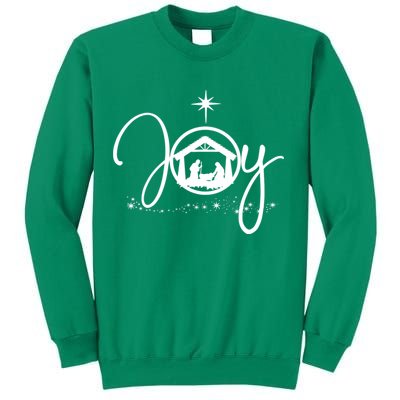 Christian Christmas Joy Jesus Nativity Scene Faith Sweatshirt
