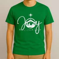 Christian Christmas Joy Jesus Nativity Scene Faith T-Shirt