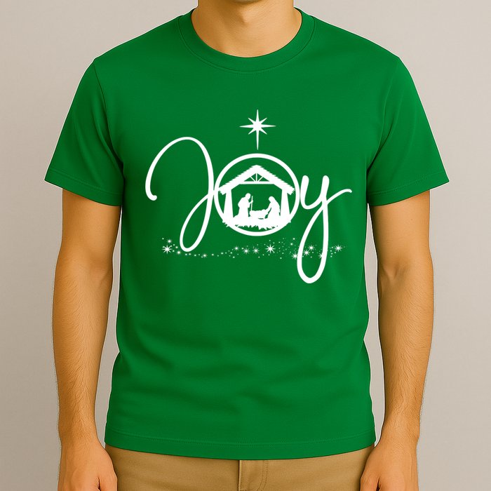 Christian Christmas Joy Jesus Nativity Scene Faith T-Shirt