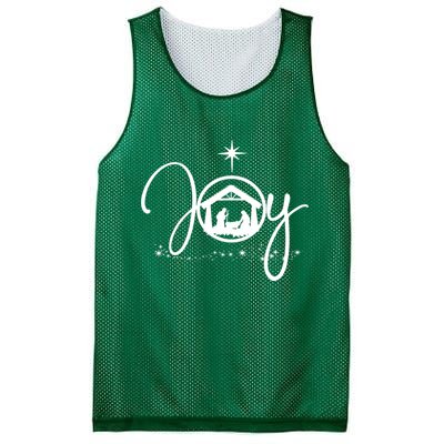 Christian Christmas Joy Jesus Nativity Scene Faith Mesh Reversible Basketball Jersey Tank