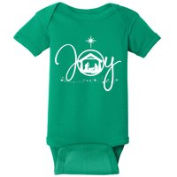 Christian Christmas Joy Jesus Nativity Scene Faith Baby Bodysuit