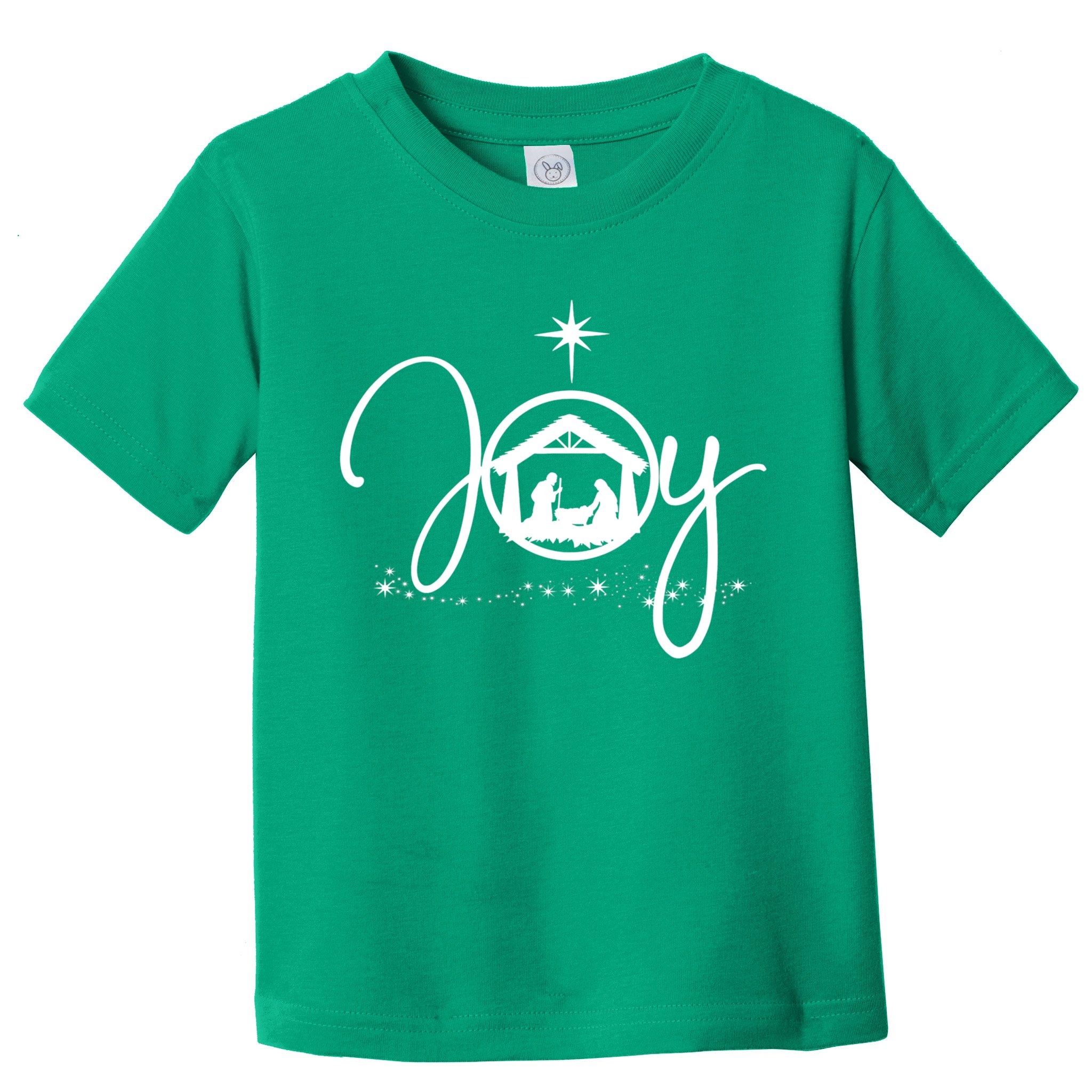 Christian Christmas Joy Jesus Nativity Scene Faith Toddler T-Shirt