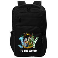 Christian Christmas Joy Jesus Nativity Scene Faith Gift Impact Tech Backpack