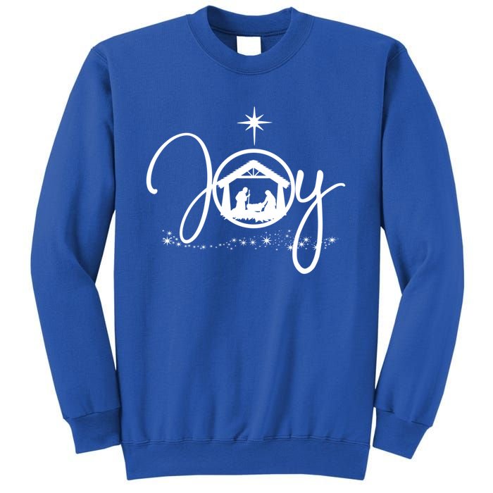 Christian Christmas Joy Jesus Nativity Scene Faith Gift Meaningful Gift Sweatshirt