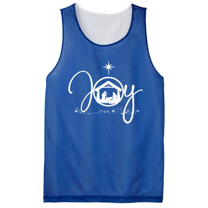 Christian Christmas Joy Jesus Nativity Scene Faith Gift Meaningful Gift Mesh Reversible Basketball Jersey Tank