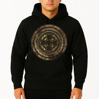 Celtic Cross Knot Irish Scottish Shield Warrior Graphic Hoodie