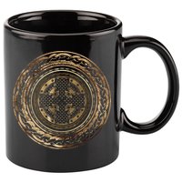 Celtic Cross Knot Irish Scottish Shield Warrior Graphic 11oz C Handle Ceramic Mug