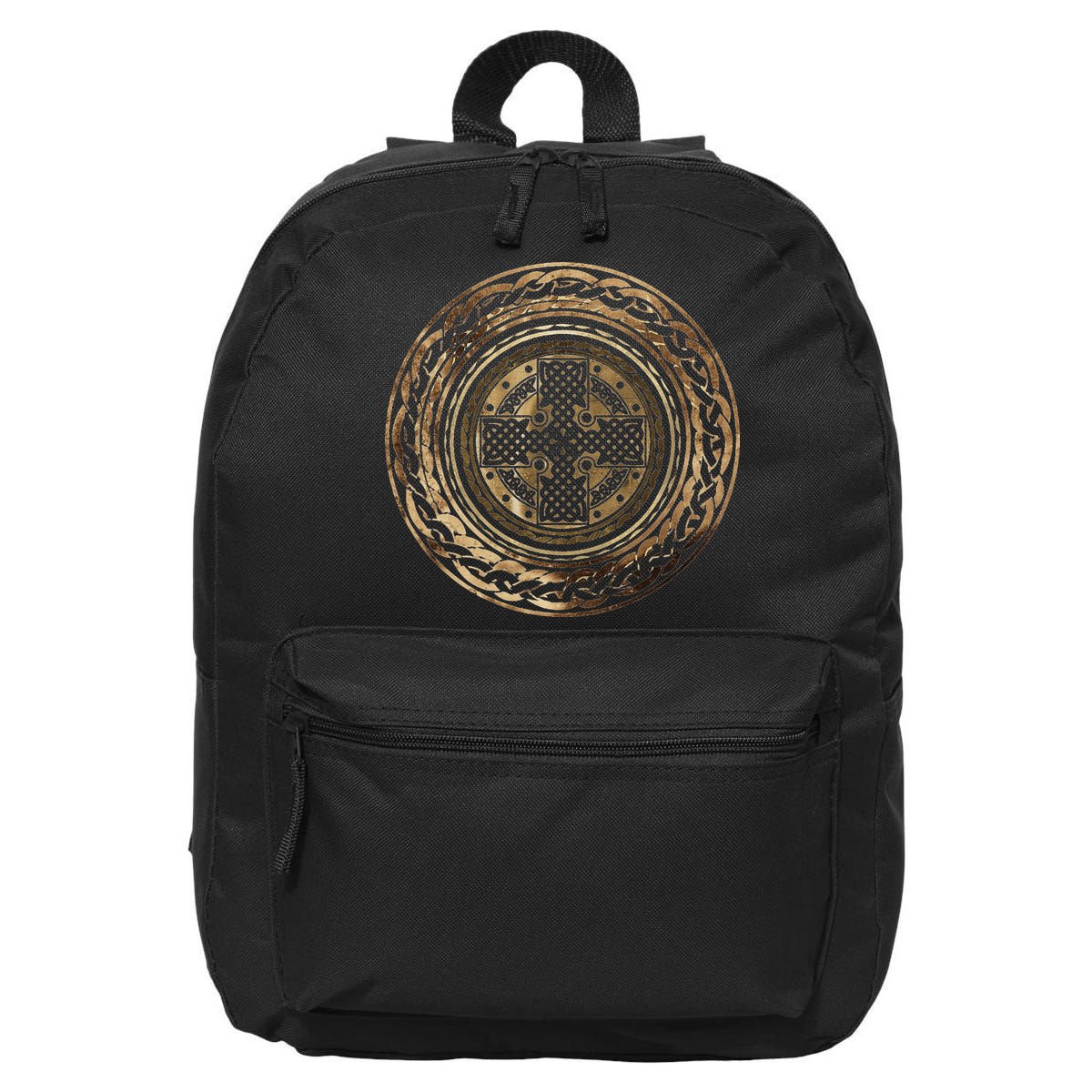 Celtic Cross Knot Irish Scottish Shield Warrior Graphic 16 in Basic Backpack