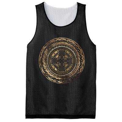 Celtic Cross Knot Irish Scottish Shield Warrior Graphic Mesh Reversible Basketball Jersey Tank