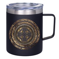 Celtic Cross Knot Irish Scottish Shield Warrior Graphic 12oz Stainless Steel Coffee Mug