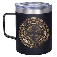 Celtic Cross Knot Irish Scottish Shield Warrior Graphic 12oz Stainless Steel Coffee Mug